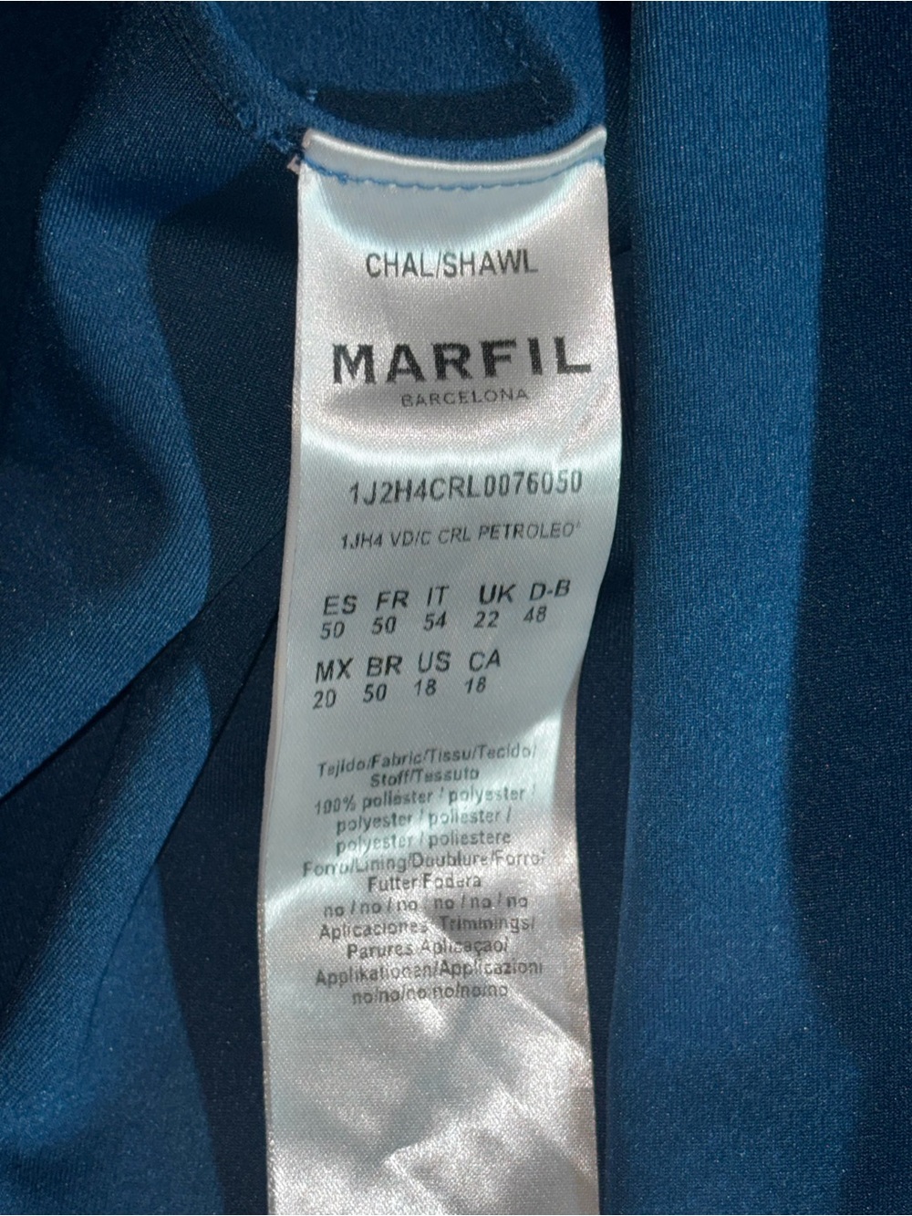 Marfil Barcelona cocktail dress with removable sleeves - Picture 8 of 11